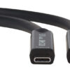Tripp Lite USB-C to USB-C Full-Function Fiber Active Optical Cable - USB 3.2 Gen 2 (10 Gbps), 8K, HDR, 4:4:4, 60W PD Charging, Black, 10 m - U420F-10M