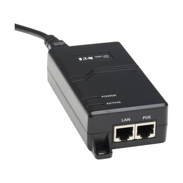 0b39d4a981138e59cd0a2b2668af4b52 Tripp Lite series Gigabit PoE+ Midspan Active Injector - IEEE 802.3at/802.3af, 30W, 1 Port, International Power Cords