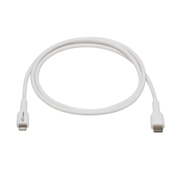 0b44033c70ae5c1ec02f81b28d2be8cd Tripp Lite series USB-C to Lightning Sync/Charge Cable (M/M), MFi Certified, White, 1 m (3.3 ft.)