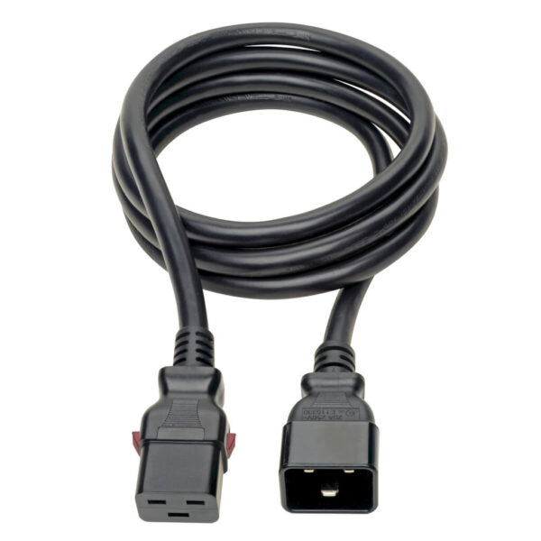 0b72013ebd982a6b0578f3a13298cee6 Tripp Lite series Power Extension Cord, Locking C19 to C20 - Heavy-Duty, 20A, 100-250V, 12 AWG, 6 ft. (1.83 m), Black