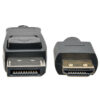 0ba5a51f1be5245afbd12a5fc0173f45-1 Tripp Lite series DisplayPort 1.4 to HDMI Active Adapter Cable (M/M), 4K 60 Hz, 4:4:4, HDR, HDCP 2.2, 3 ft. (0.9 m), TAA
