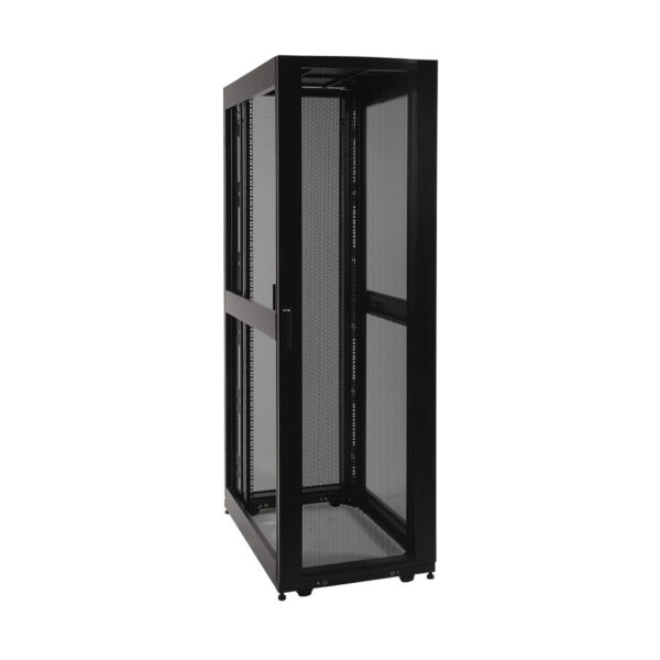 0bb3ff619368c6b813601f1e43db9281 Tripp Lite series 42U SmartRack Mid-Depth Rack Enclosure Cabinet with doors & side panels
