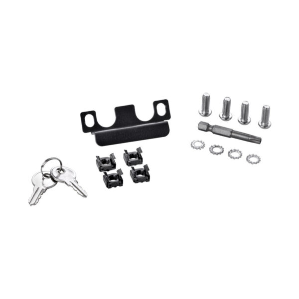 Tripp Lite series SmartRack Hinged Standoff Security Cage for Rack Equipment, 1U, Front