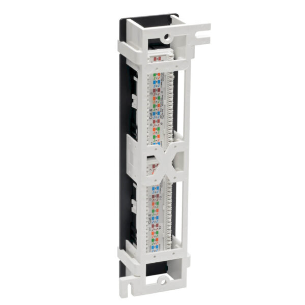 0c00de7957306d58a5c0c83138915de1 Tripp Lite series Cat6 Wall-Mount 12-Port Patch Panel - PoE+ Compliant, 110/Krone, 568A/B, RJ45 Ethernet, TAA