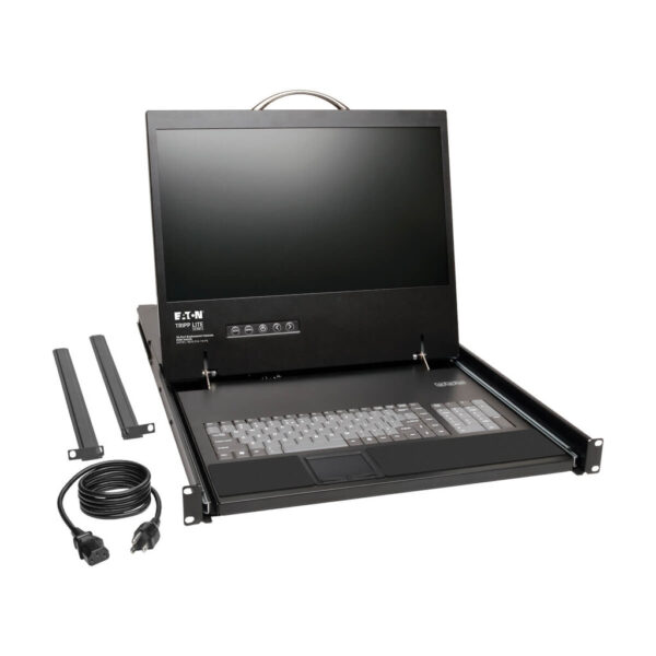 Tripp Lite series NetCommander 16-Port Cat5 KVM over IP Switch - 19 in. LCD, 2 Remote + 1 Local User, 1U Rack-Mount, TAA