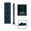 0c8318a7af3d63fe7376d03548f67967 Tripp Lite series 1.5kW Single-Phase Local Metered PDU, 100-127V Outlets (8 5-15R), 5-15P, 15 ft. (4.57 m) Cord, 0U Vertical, 24 in.