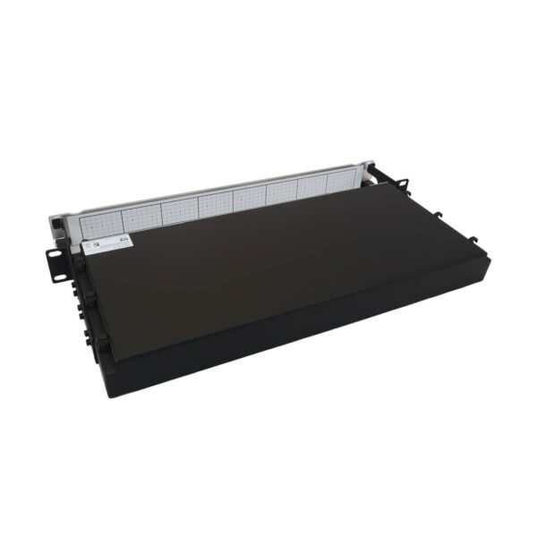 Tripp Lite series Preloaded Fiber Panel, 1U - 2x (12x LC/LC Duplex M/M) 24F Trunk Cables, OM4 Multimode, 20 m (65.6 ft.)