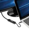 Tripp Lite series USB-C to DisplayPort Active Adapter Cable (M/M), 4K 60 Hz, 10 ft. (3.1 m)