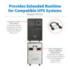 Tripp Lite series 36V Extended Battery Module (EBM) for SU1000XLCD SmartOnline UPS Systems, Tower