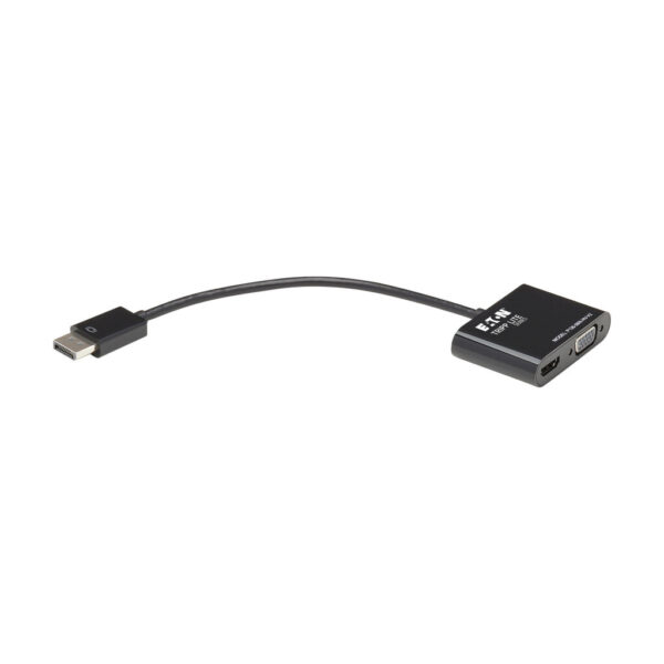 Tripp Lite series DisplayPort to VGA/HDMI All-in-One Converter Adapter, DP ver 1.2, 4K 30 Hz HDMI