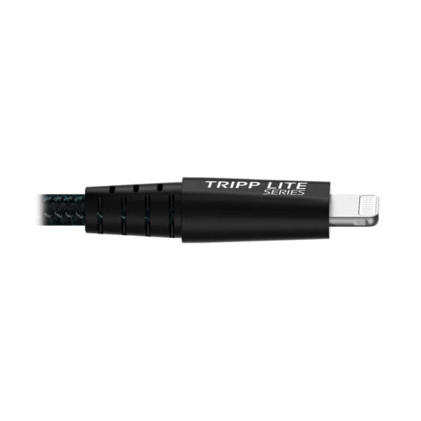 0d7934b0d002e637a7fee36c61d490c7-1 Tripp Lite series Heavy-Duty USB-A to Lightning Sync/Charge Cable, UHMWPE and Aramid Fibers, MFi Certified - 6 ft. (1.83 m)