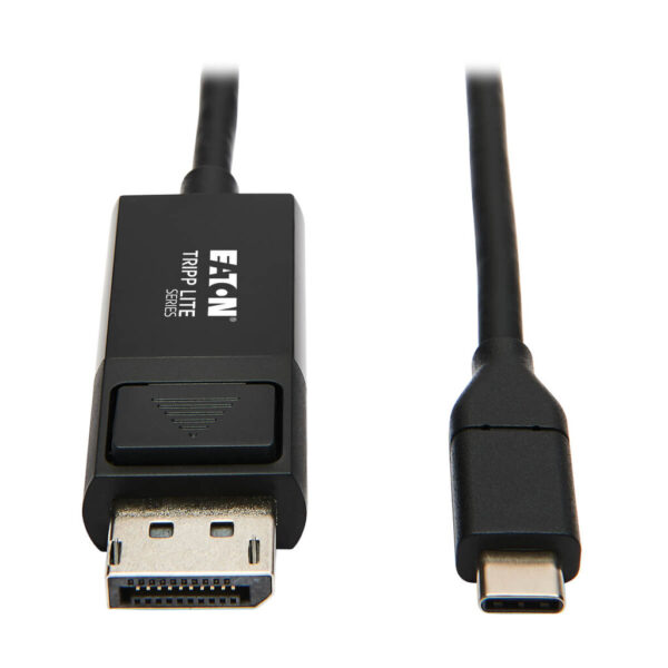 Tripp Lite series USB-C to DisplayPort Adapter Cable (M/M), 4K 60 Hz, HDR, Locking DP Connector, 3 ft. (0.9 m)