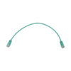 Tripp Lite series Cat6a 10G Snagless Molded Slim UTP Ethernet Cable (RJ45 M/M), PoE, Aqua, 1 ft. (0.3 m)