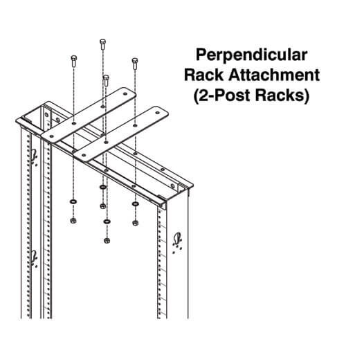 Tripp Lite series SmartRack Hardware Kit - Connects SRCABLELADDER to a wall or Open Frame Rack