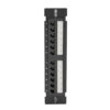 Tripp Lite series Cat5e Wall-Mount 12-Port Patch Panel - PoE+ Compliant, 110/Krone, 568A/B, RJ45 Ethernet, TAA
