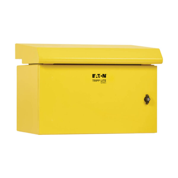 Tripp Lite series SmartRack Industrial Enclosure - NEMA 3R, Wall Mount, Metal, Locking, Fan With Thermal Switch, 16.5 in. Depth, 6U, Yellow