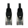 Tripp Lite series Cat6a 10G Snagless Shielded Slim STP Ethernet Cable (RJ45 M/M), PoE, Black, 5 ft. (1.5 m)
