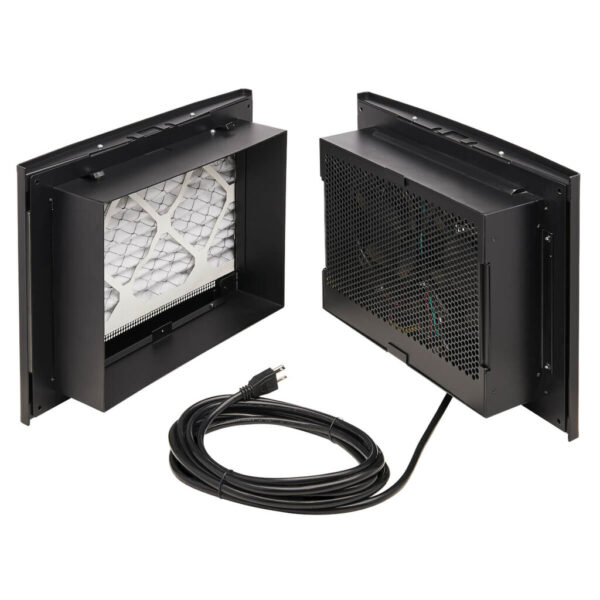 Tripp Lite series Network Closet Exhaust Fan, 475 CFM, NEMA 5-15P Input, Black