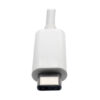 0e4675075de3f58139e53b6a4015e2b5 Tripp Lite series USB-C Multiport Adapter, VGA, USB 3.x (5Gbps) Hub Port, Gigabit Ethernet and 60W PD Charging, White