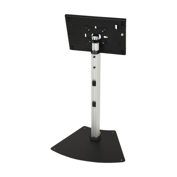 0e563b8e6259b11b6761c2be77e741e4 Tripp Lite series Secure Tablet Mount Floor Stand, Height-Adjustable, Black/Silver