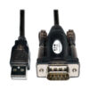Tripp Lite series USB-A to RS-232 (DB9) Serial Adapter Cable (M/M), 5 ft. (1.5 m)