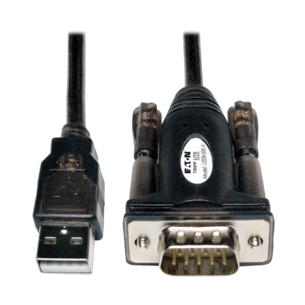 Tripp Lite series USB-A to RS-232 (DB9) Serial Adapter Cable (M/M), 5 ft. (1.5 m)