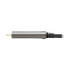 Tripp Lite USB-C Plenum Fiber Active Optical Cable (M/M), USB 3.2 Gen 2 10Gbps, Data Only, Black, 15 m (49 ft.) - U420F-15M-D321