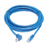 0efeedb3ef866f8781318752b9f386ba-1 Tripp Lite series Down-Angle Cat6 Gigabit Molded UTP Ethernet Cable (RJ45 Right-Angle Down M to RJ45 M), Blue, 20 ft. (6.09 m)
