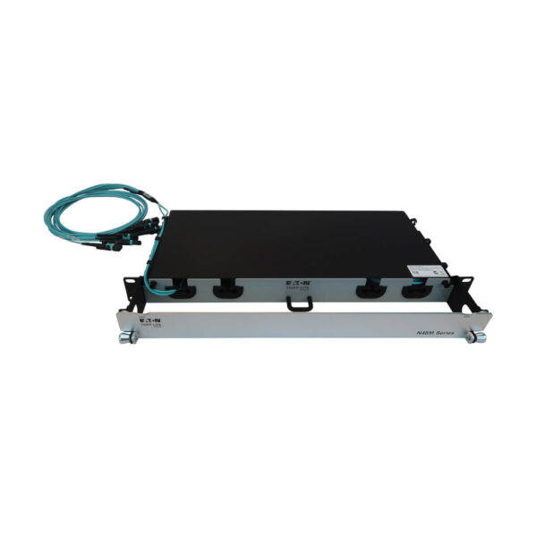 0f3d6d9dd371e30553e9e74f7ed57674 Tripp Lite series Preloaded Fiber Panel, 1U - 4x (3x8F MTP/MPO-PC F/F) 24F Trunk Cables, OM4 Multimode, 10 m (32.8 ft.)