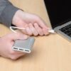 Tripp Lite series 4-Port USB-C Hub, USB 3.x (5Gbps), 4x USB-A Ports, USB Micro-B Power Input, Silver