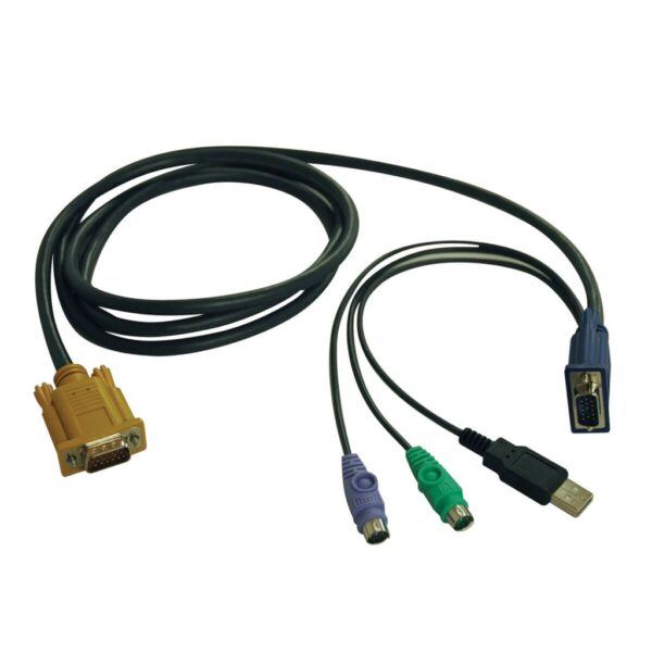 0f5b7c4cd05419a6765720d6b6579b32-1 Tripp Lite series USB/PS2 Combo Cable for NetDirector KVM Switches B020-U08/U16 and KVM B022-U16, 15 ft. (4.57 m)