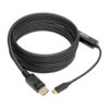 Tripp Lite series USB-C to DisplayPort Active Adapter Cable (M/M), 4K 60 Hz, 10 ft. (3.1 m)