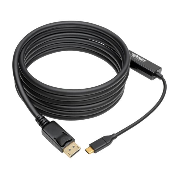 Tripp Lite series USB-C to DisplayPort Active Adapter Cable (M/M), 4K 60 Hz, 10 ft. (3.1 m)