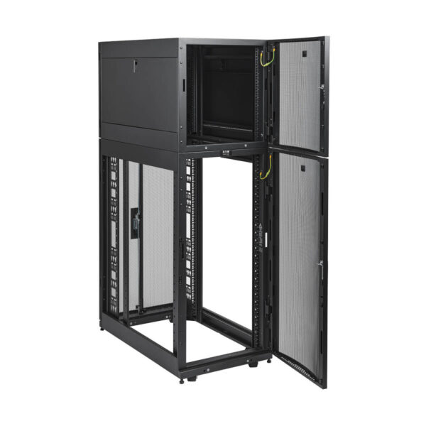 Tripp Lite series SmartRack 12U Vertical Extension Top Hat for Server Racks - 42 in. Deep, Doors & Side Panels Included