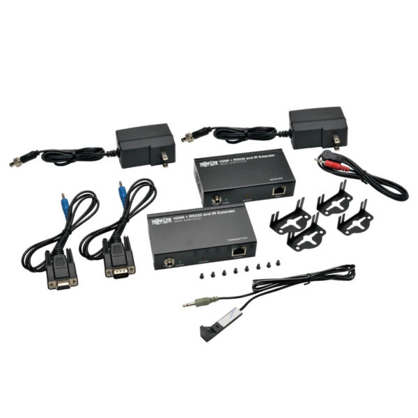 0f7f46aa9e57d604c6b6e5e0c3df61cb Tripp Lite series HDBaseT HDMI Over Cat5e/6/6a Extender Kit with Serial and IR Control, 1080p, Up to 500 ft. (152.4 M), TAA