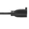 0fb7a27207315b3ef415563eb3645cdc-2 Tripp Lite series Power Extension Cord, Right-Angle NEMA 5-15P to NEMA 5-15R - Heavy-Duty, 15A, 120V, 14 AWG, 6 ft. (1.83 m), Black