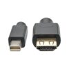 Tripp Lite series Mini DisplayPort 1.2a to HDMI Active Adapter Cable (M/M), 4K 60 Hz, HDCP 2.2, 20 ft. (6.1 m)