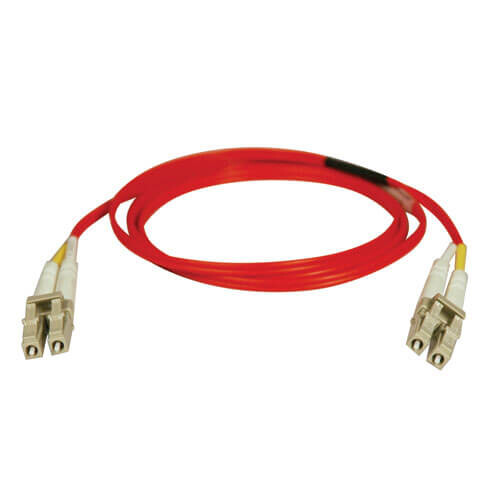 0fdc905df5a5d64849684252cb8755a0 Tripp Lite series Duplex Multimode 62.5/125 Fiber Patch Cable (LC/LC) - Red, 1M (3 ft.)