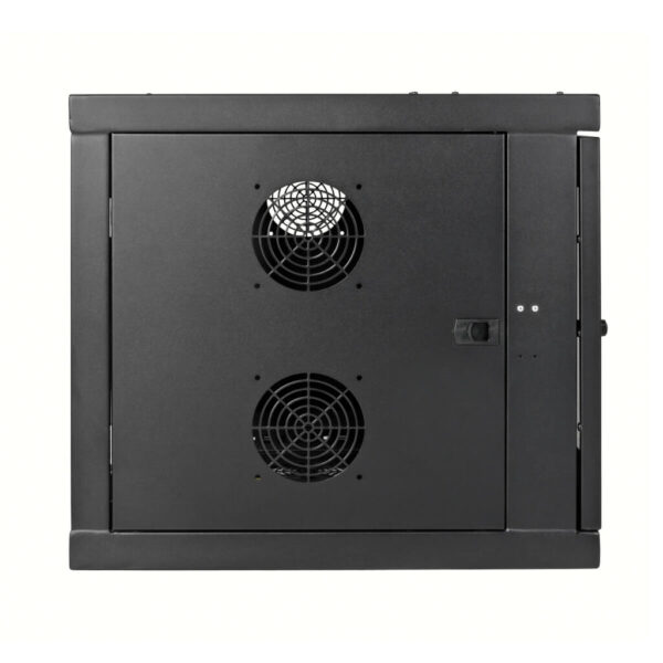 Tripp Lite series SmartRack 9U Low-Profile Switch-Depth-Plus Wall-Mount Mini Rack Enclosure, Wide