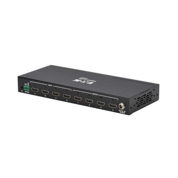Tripp Lite series 4x4 HDMI Matrix Switch with Remote Control - 1080p @ 60 Hz (HDMI 4xF/4xF), TAA