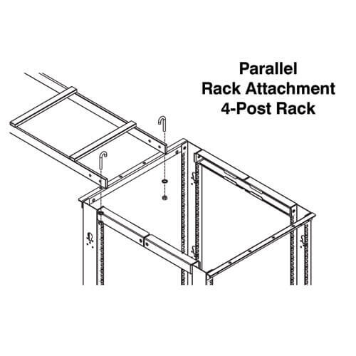 Tripp Lite series SmartRack Hardware Kit - Connects SRCABLELADDER to a wall or Open Frame Rack