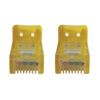 Tripp Lite series Cat6a 10G Snagless Molded UTP Ethernet Cable (RJ45 M/M), PoE, Yellow, 25 ft. (7.6 m)