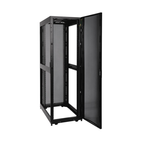 10dbeecaf30edc99f33eba9c72cf4df4 Tripp Lite series 45U SmartRack Standard-Depth Server Rack Enclosure Cabinet with doors & side panels