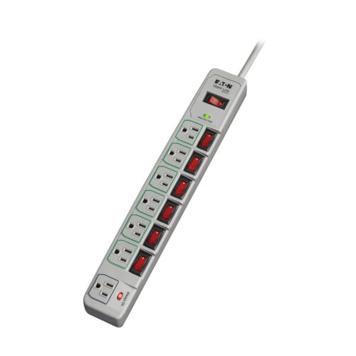 Tripp Lite series Eco-Surge 7-Outlet Surge Protector, 6 ft. (1.83 m) Cord, 1080 Joules, Individually-Controlled