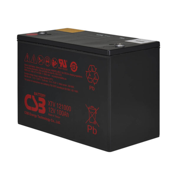 Tripp Lite series External 12V DC 100AH Battery Module for 120V AC Extreme Temperature Network UPS, TAA