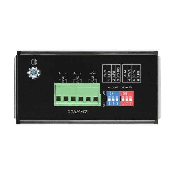 Tripp Lite series Industrial Gigabit Fiber to Ethernet Media Converter, 10/100/1000 Mbps, RJ45/SFP, -40° to 75°C, DC Power, TAA