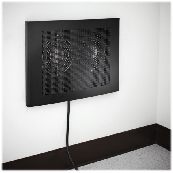 Tripp Lite series Network Closet Exhaust Fan, 475 CFM, NEMA 5-15P Input, Black