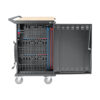 111abf5087b71885c0d3e81db4cee94f Tripp Lite series 45-Device AC Mobile Charging Cart - Laptops and Chromebooks, 120V, NEMA 5-15P, 10 ft. (3.05 m) Cord, Black