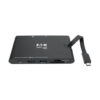 1141c30b2180d03f625628198e633179 Tripp Lite series USB-C Dock - 4K HDMI, VGA, USB 3.x (5Gbps), USB-A/C Hub, Gigabit Ethernet, Memory Card Slots, 100W PD Charging