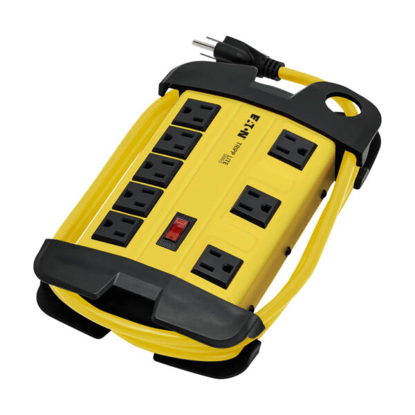117fd1799724d280e6570af52853e26b Tripp Lite series Power It! 8-Outlet Safety Power Strip, 15 ft. (4.57 m) Cord, Hang Holes, Cord Wrap, Outlet Covers